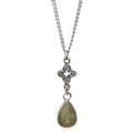 Luxe Labradorite Droplet Necklace