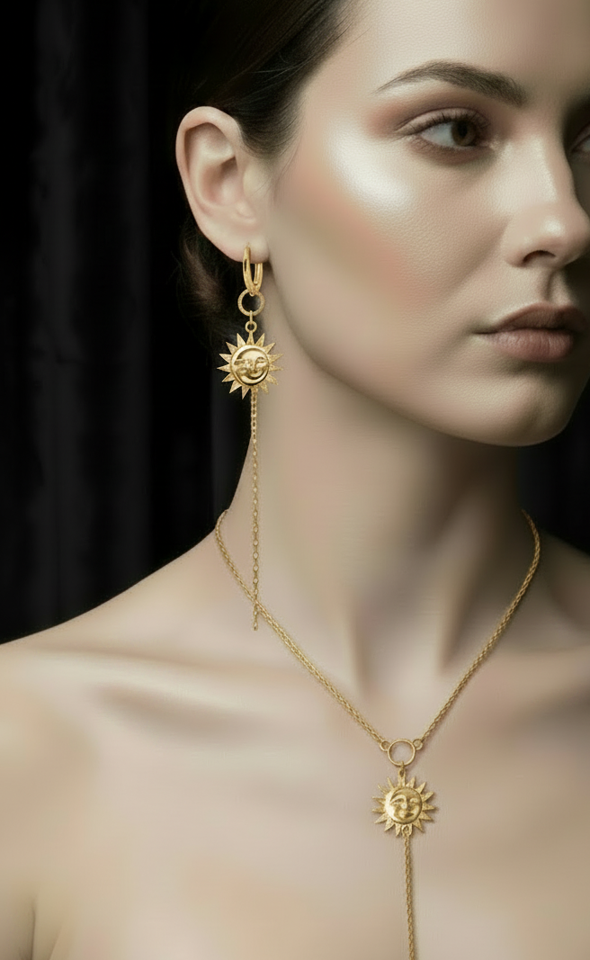 Eclipse Necklace | Gold